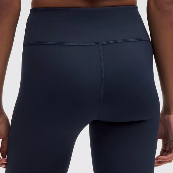 Lululemon Navy Thermal High-Rise Running Tight 28" Size 14 - Picture 5 of 7